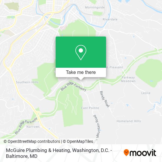 McGuire Plumbing & Heating map