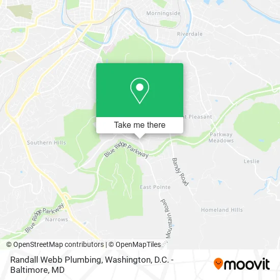 Randall Webb Plumbing map