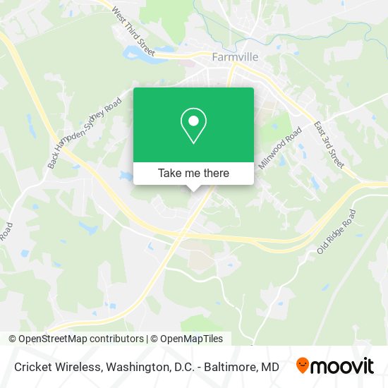 Cricket Wireless map