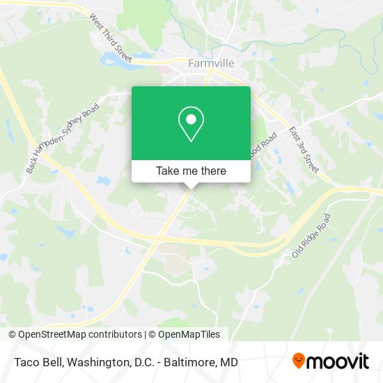 Taco Bell map