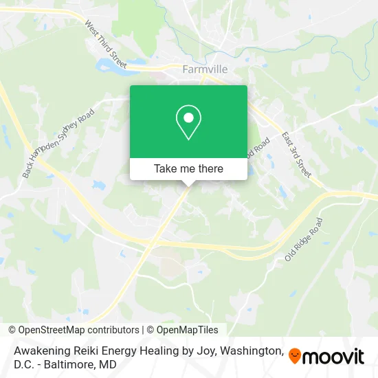 Awakening Reiki Energy Healing by Joy map