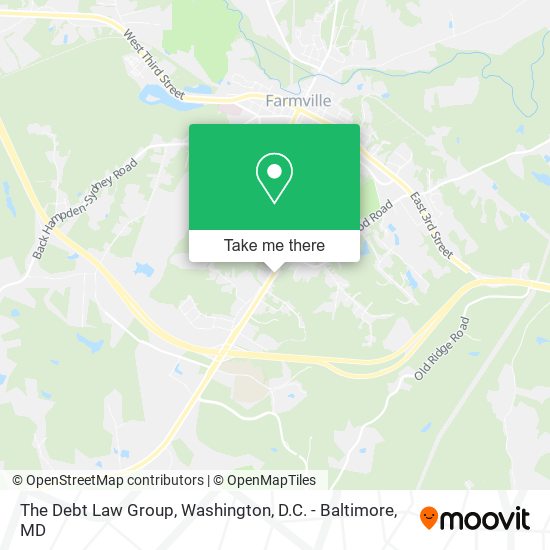 The Debt Law Group map