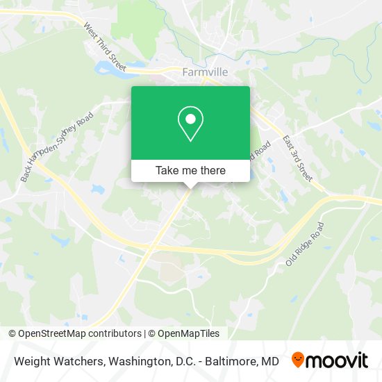 Mapa de Weight Watchers