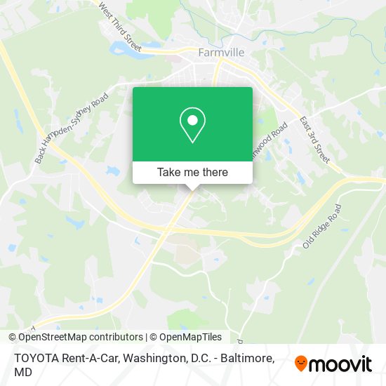 TOYOTA Rent-A-Car map