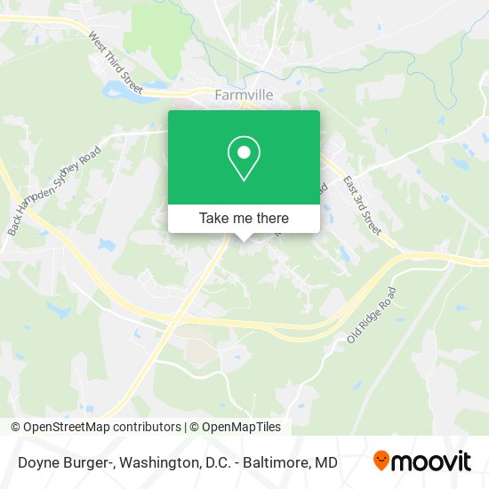 Doyne Burger- map