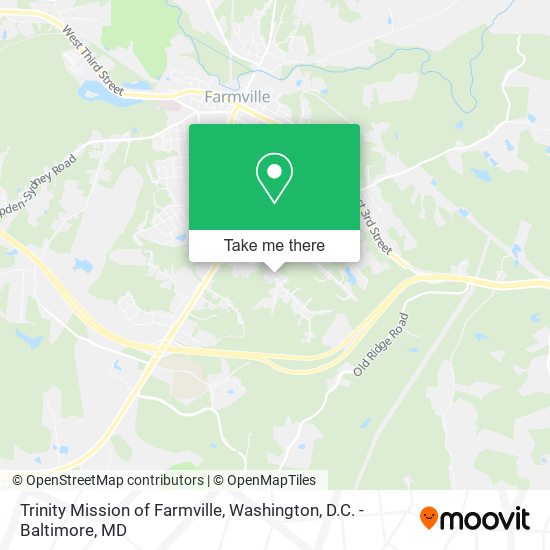 Trinity Mission of Farmville map