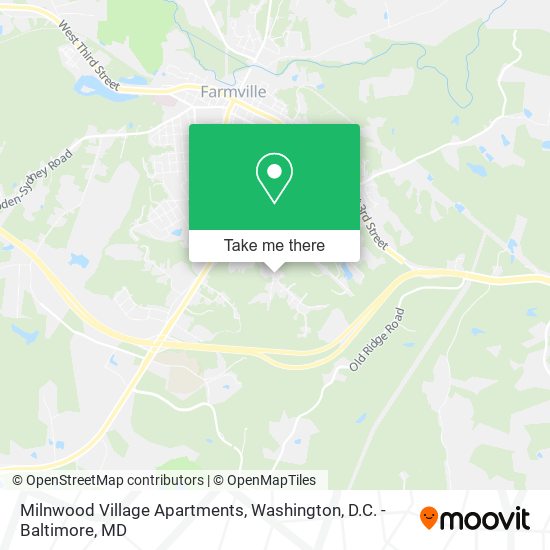 Milnwood Village Apartments map