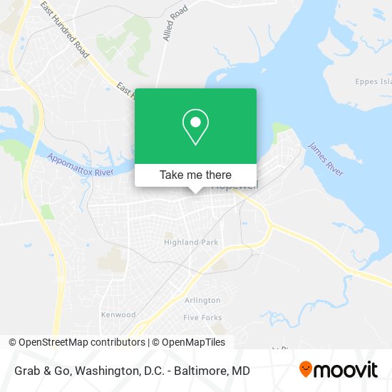 Mapa de Grab & Go