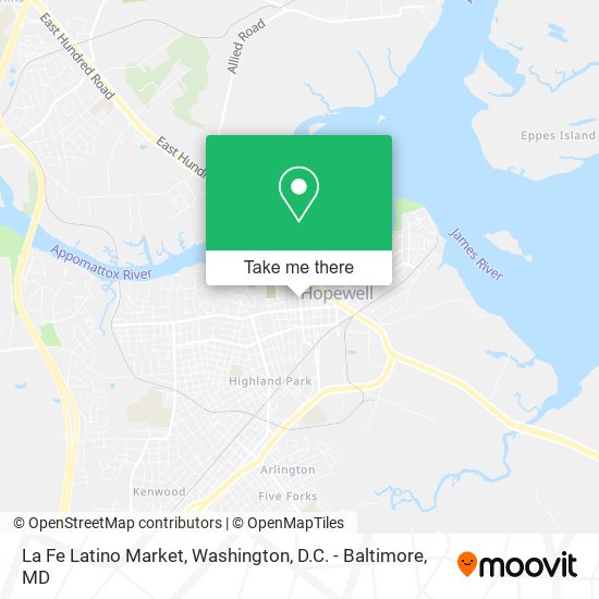 La Fe Latino Market map