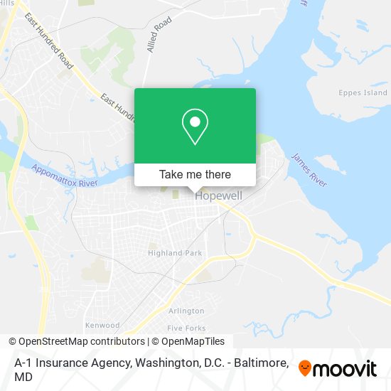A-1 Insurance Agency map