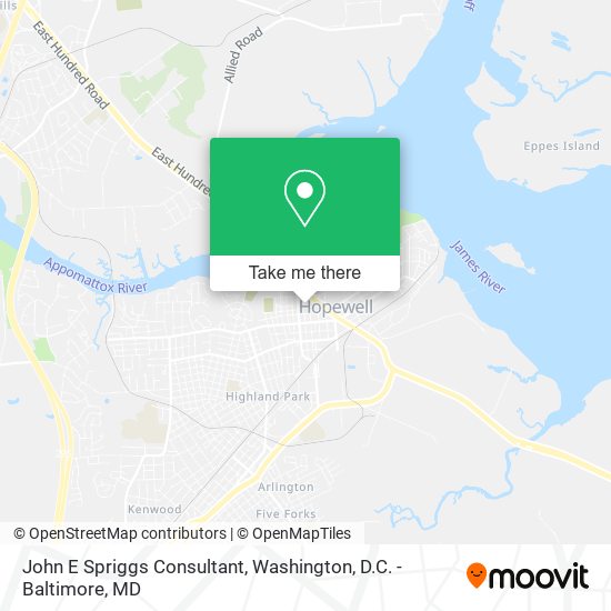 Mapa de John E Spriggs Consultant