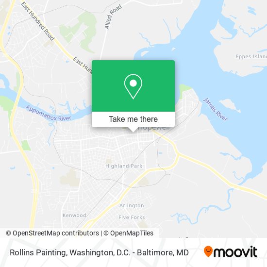 Rollins Painting map