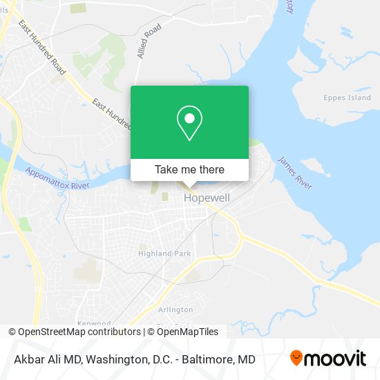 Akbar Ali MD map