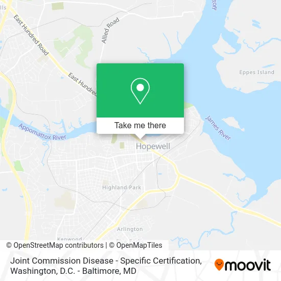 Joint Commission Disease - Specific Certification map