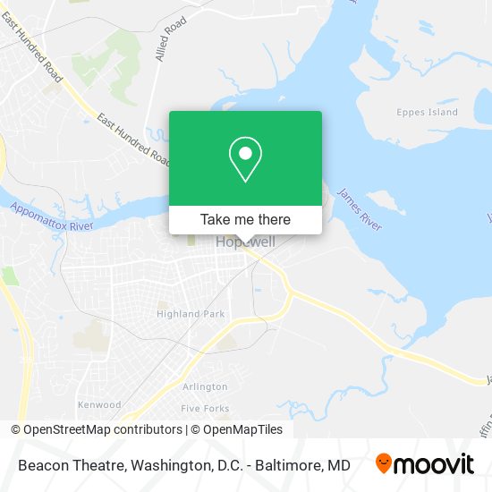 Beacon Theatre map