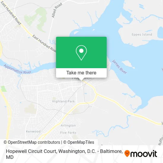Hopewell Circuit Court map