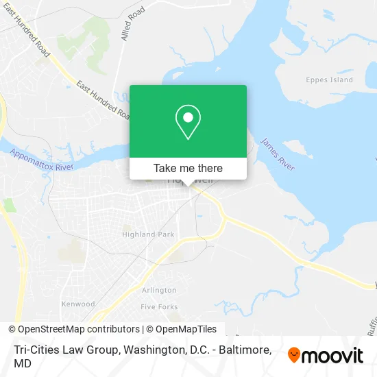 Tri-Cities Law Group map