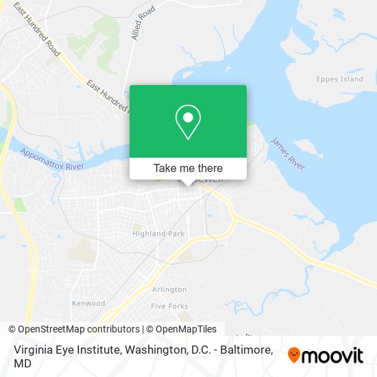 Mapa de Virginia Eye Institute