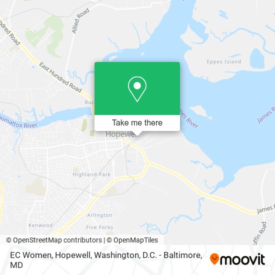 EC Women, Hopewell map