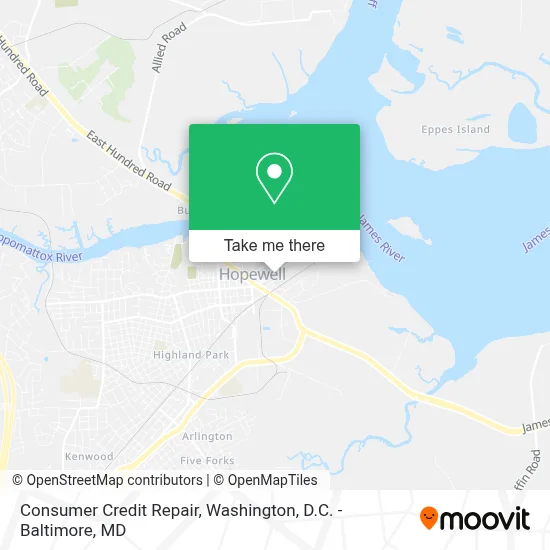 Consumer Credit Repair map