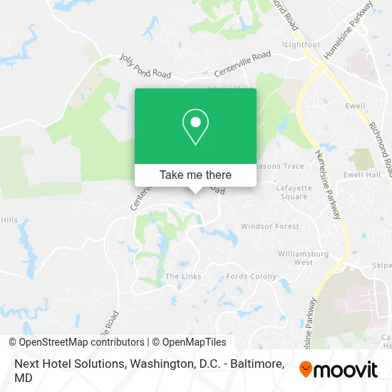 Next Hotel Solutions map