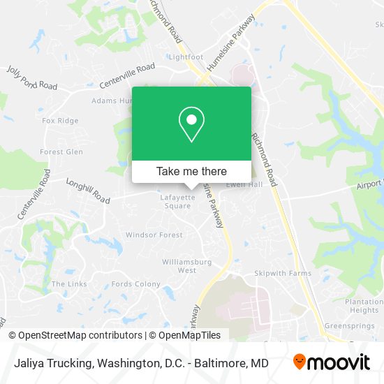 Jaliya Trucking map