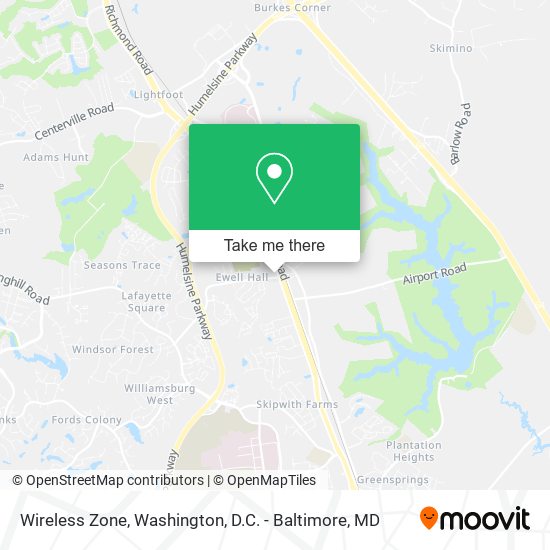 Wireless Zone map