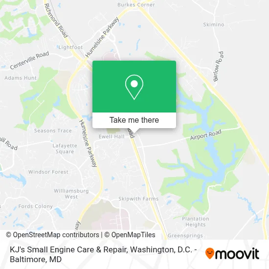 KJ's Small Engine Care & Repair map