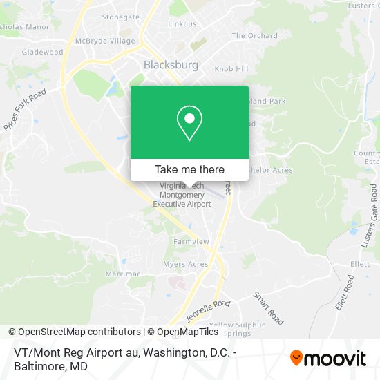 VT/Mont Reg Airport au map