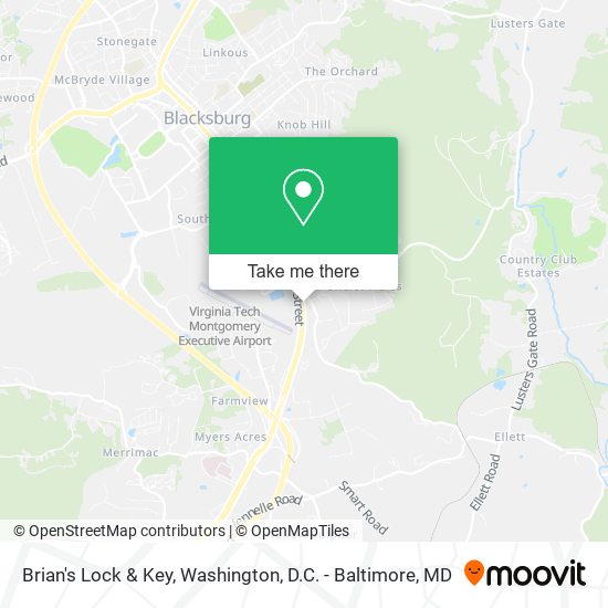 Mapa de Brian's Lock & Key