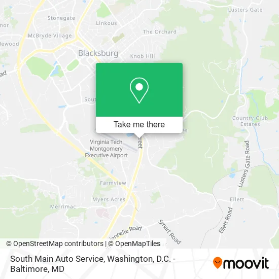 South Main Auto Service map