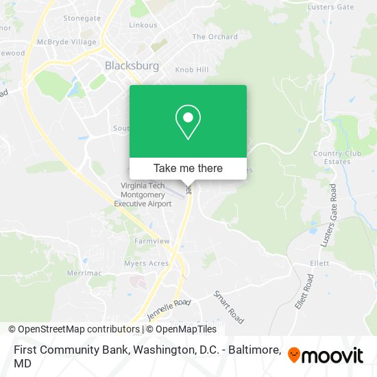 First Community Bank map