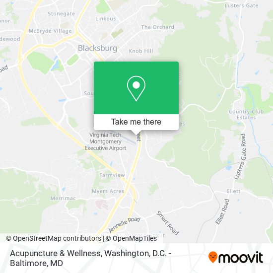 Mapa de Acupuncture & Wellness