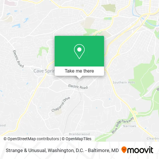 Strange & Unusual map