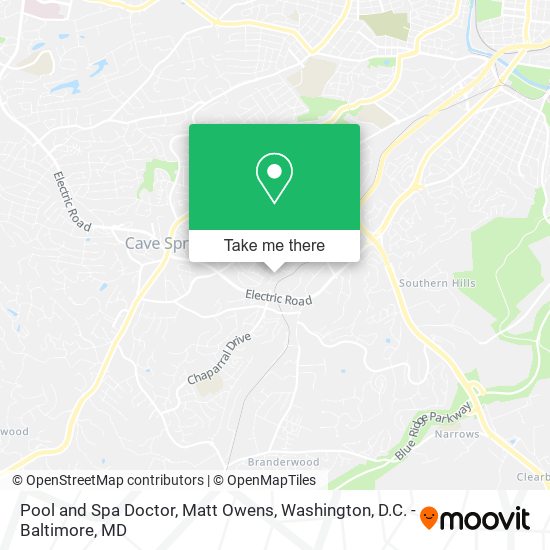 Mapa de Pool and Spa Doctor, Matt Owens