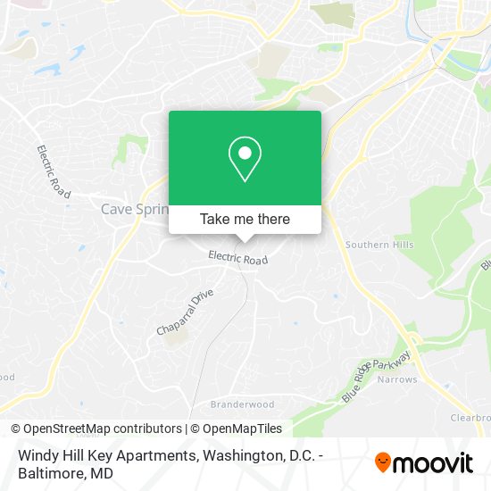 Mapa de Windy Hill Key Apartments