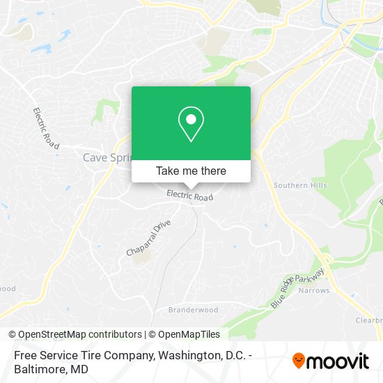 Mapa de Free Service Tire Company