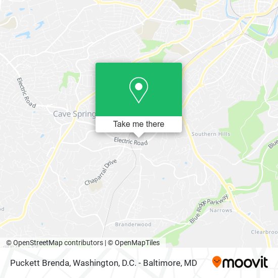 Puckett Brenda map