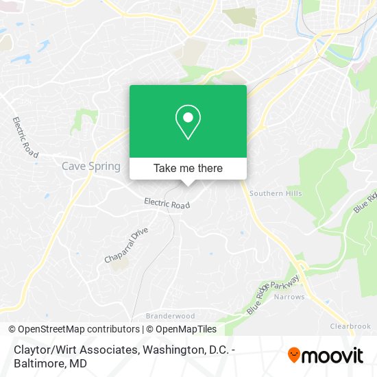 Claytor/Wirt Associates map