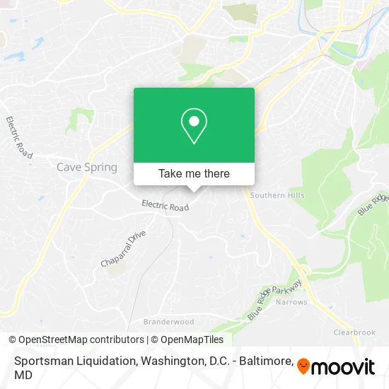 Sportsman Liquidation map