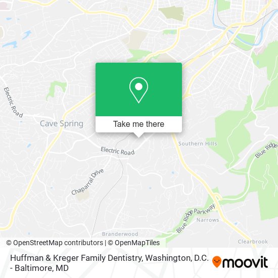 Huffman & Kreger Family Dentistry map