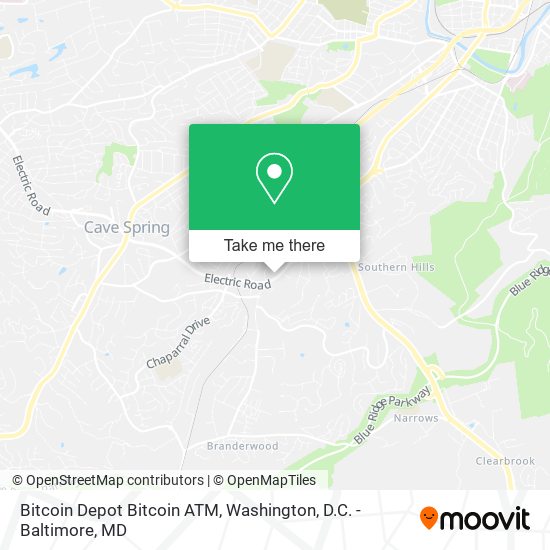 Mapa de Bitcoin Depot Bitcoin ATM