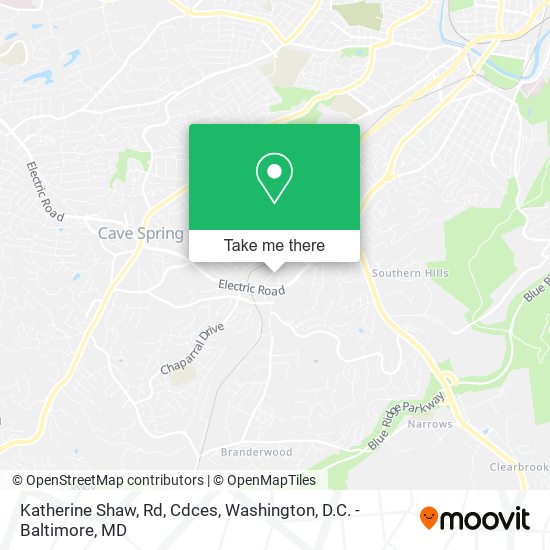 Katherine Shaw, Rd, Cdces map