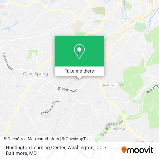 Huntington Learning Center map