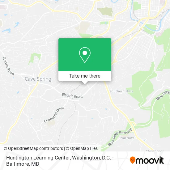 Mapa de Huntington Learning Center