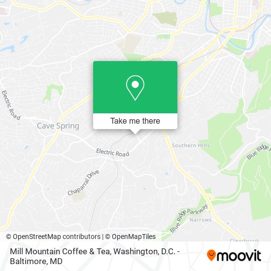 Mill Mountain Coffee & Tea map