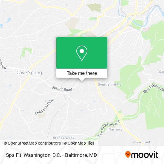 Spa Fit map