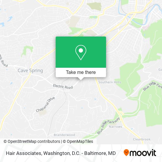 Hair Associates map