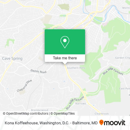 Mapa de Kona Koffeehouse