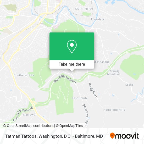 Tatman Tattoos map